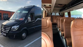 Vienna airport to city Mercedes sprinter